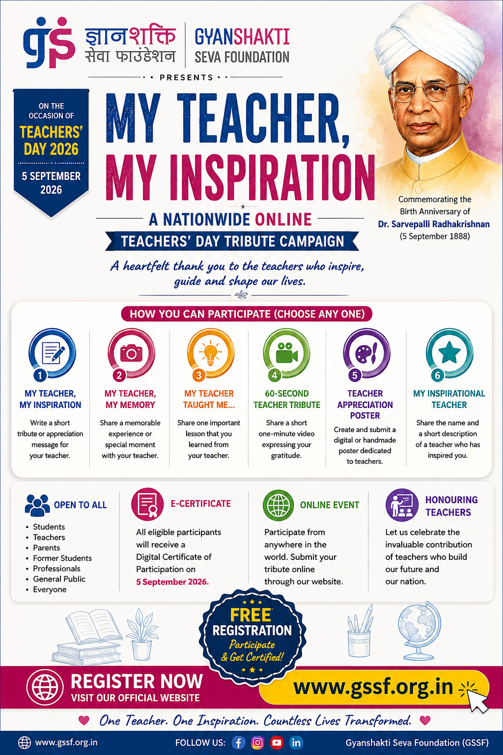 My Teacher, My Inspiration – 2026
